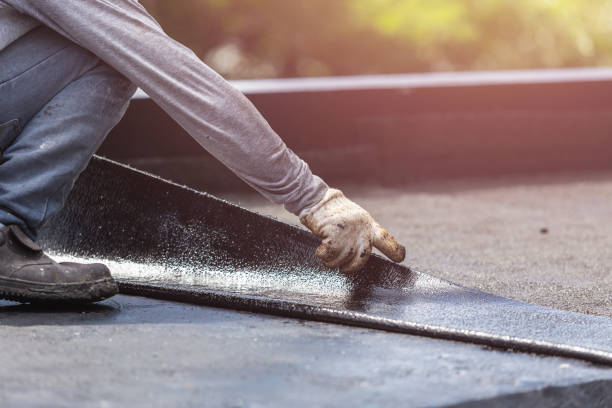 Professional Waterproofing technician working in Lakeland, MN